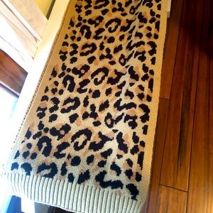 JCrew Leo Scarf (NEW) & JCrew Black Clutch (USED)